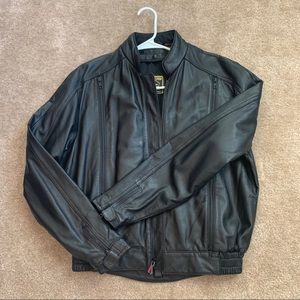 Men’s Hein Gericke leather motorcycle jacket